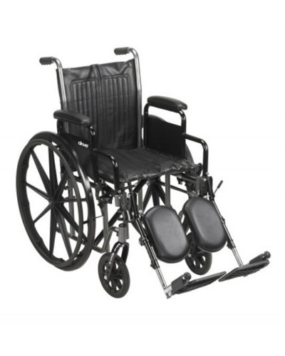 Wheelchair McKesson Dual Axle Desk Length Arm Removable Padded Arm Style Composite Wheel Black Upholstery 16 Inch Seat Width 250 lbs. Weight Capacity